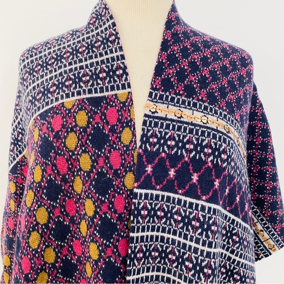 Anthropologie Angel of the North lambswool blend beautiful oversized scarf NEW - Picture 7 of 13